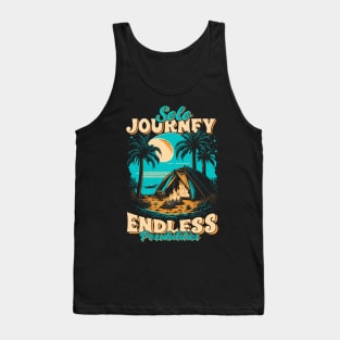 summer solo camping vintage Tank Top